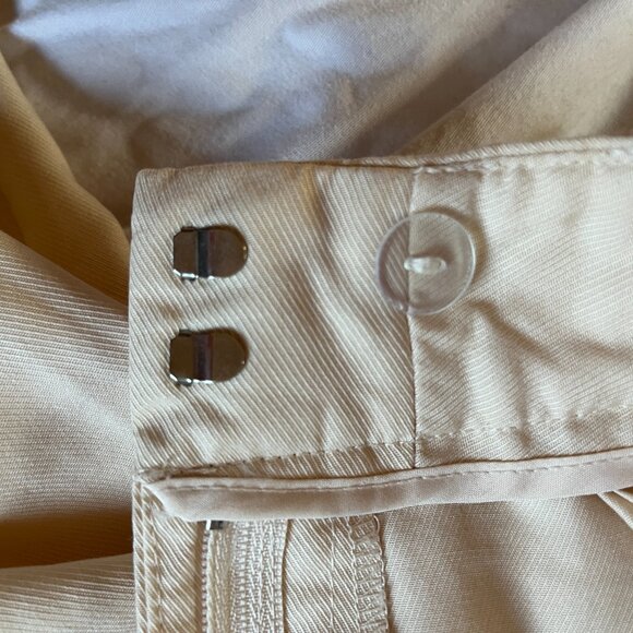 Primark High-waist Wide Leg Dress Pants Ivory Size 4 - Picture 4 of 8